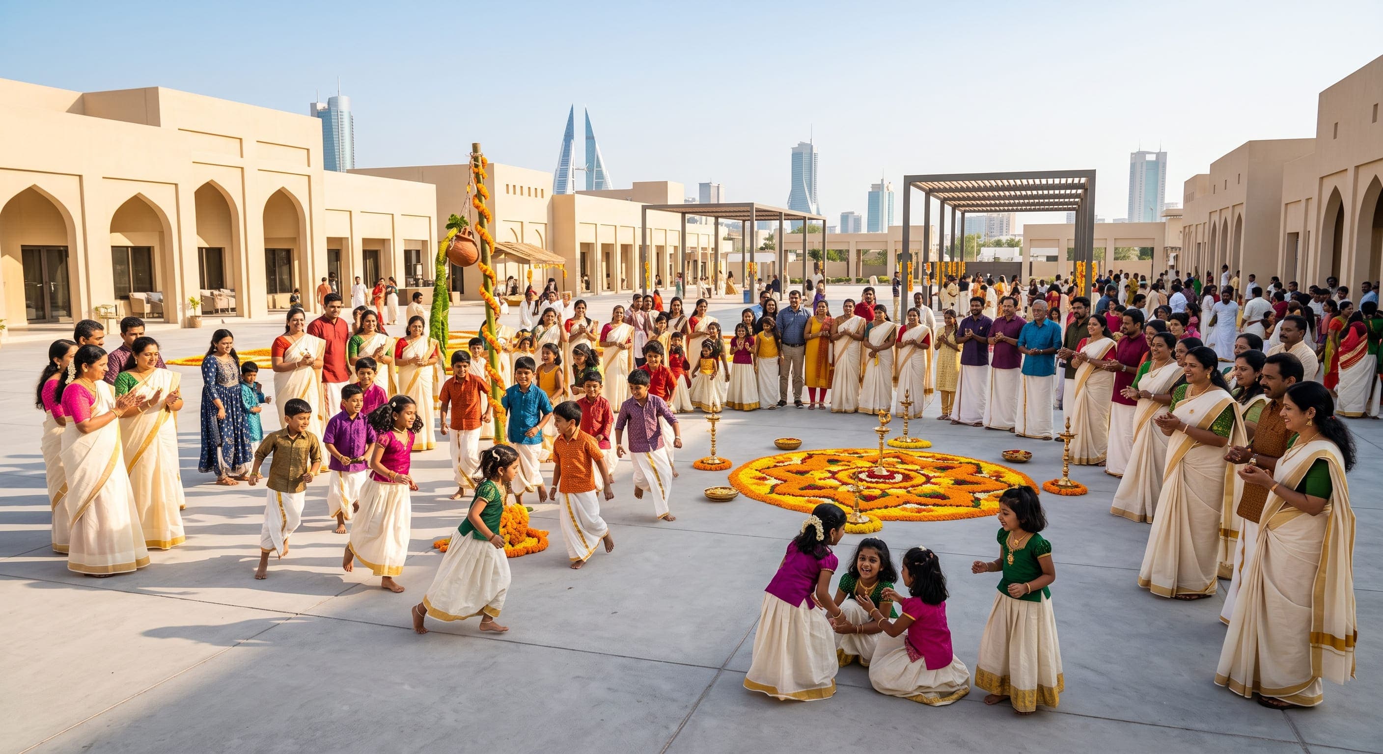 Pilleronam — Onam event at Bahrain Keraleeya Samajam, Bahrain
